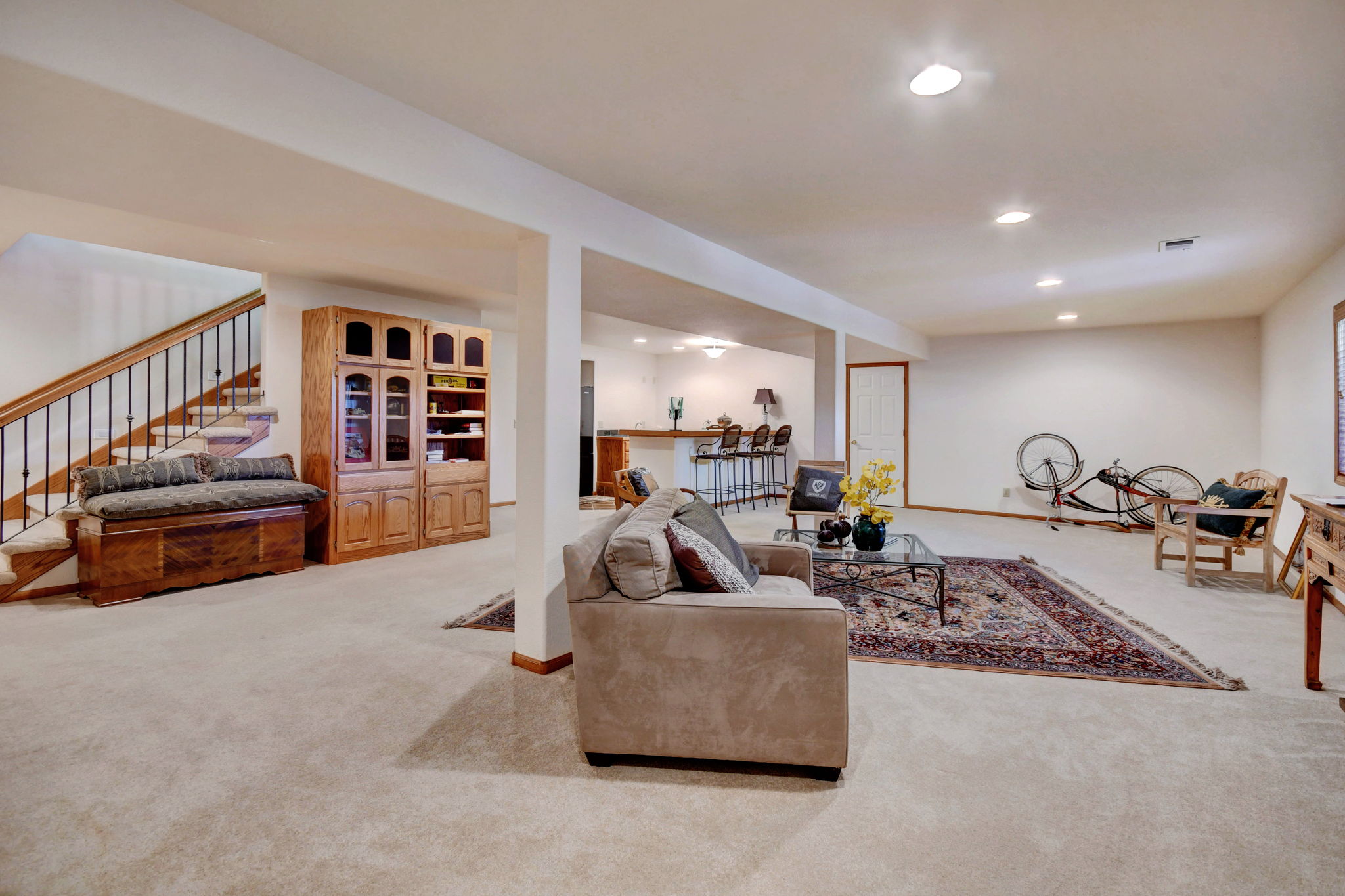 Basement Living Area