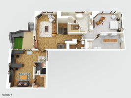 Primary Bed Level - 3D