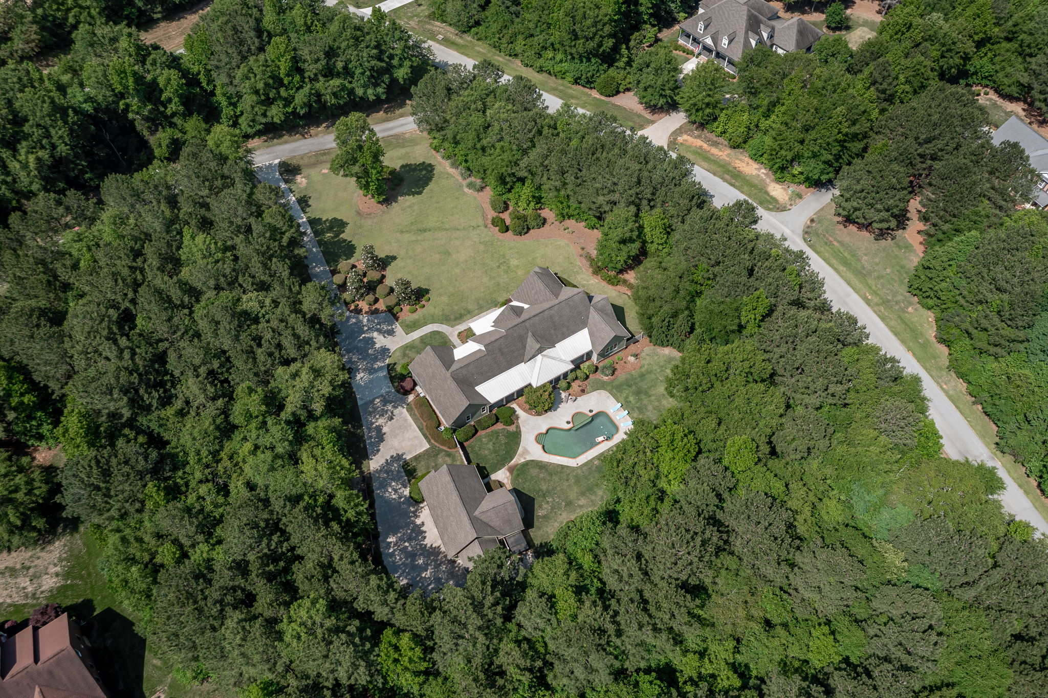 Aerial View Of Home