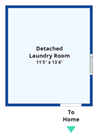 Detached Laundry Room
