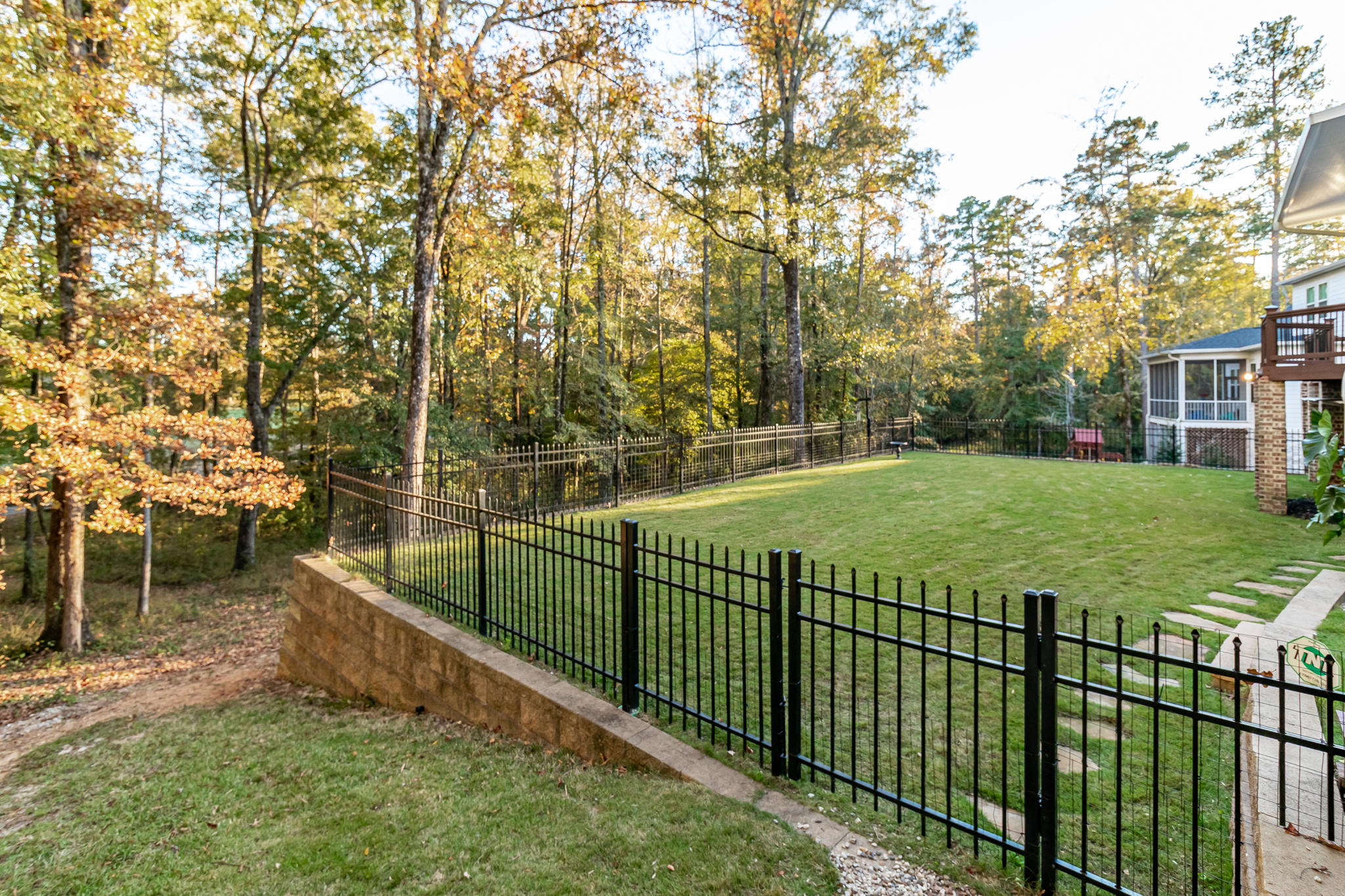 Back Yard Overlooking Golf Course
