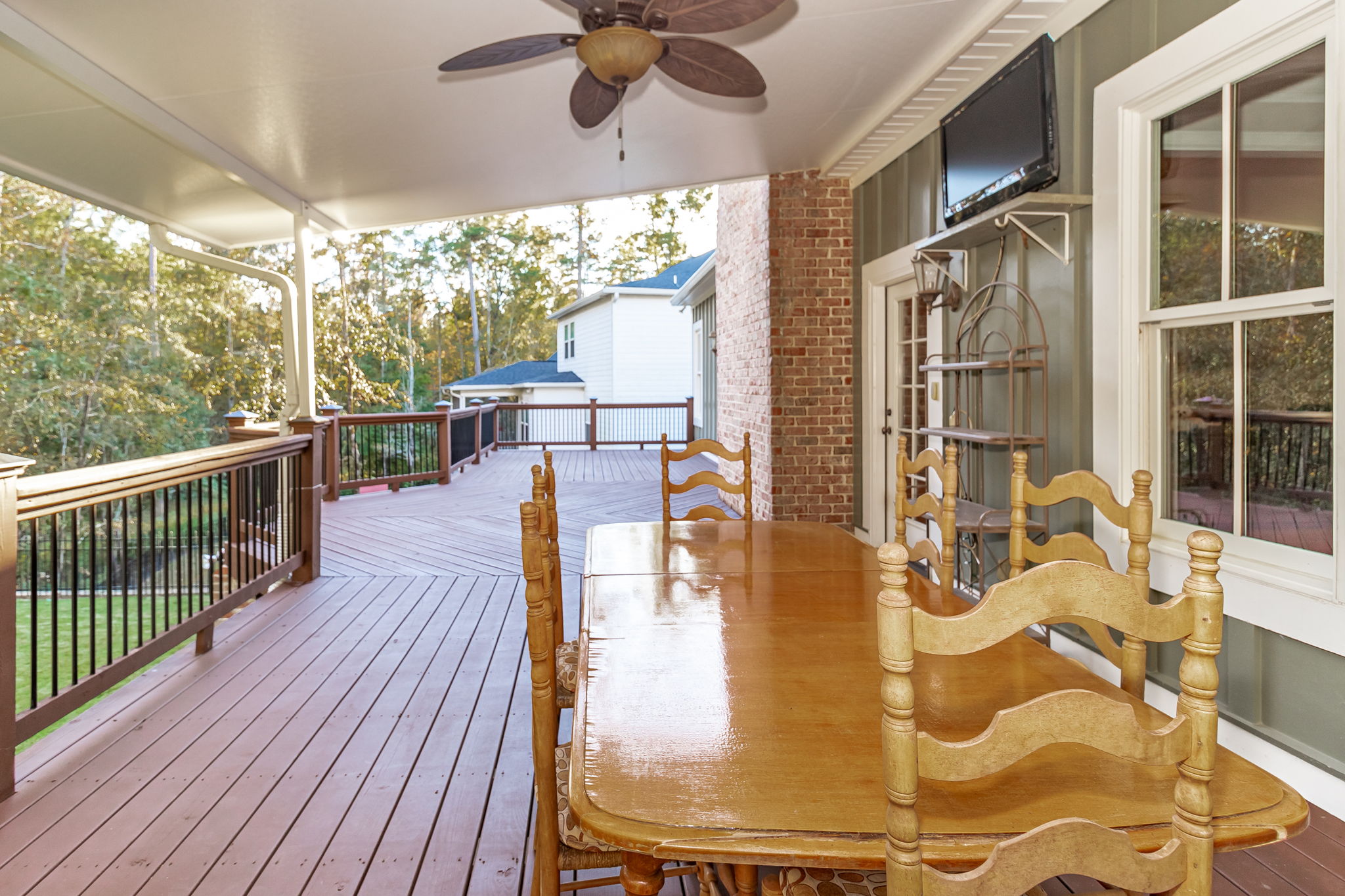 Covered Back Deck
