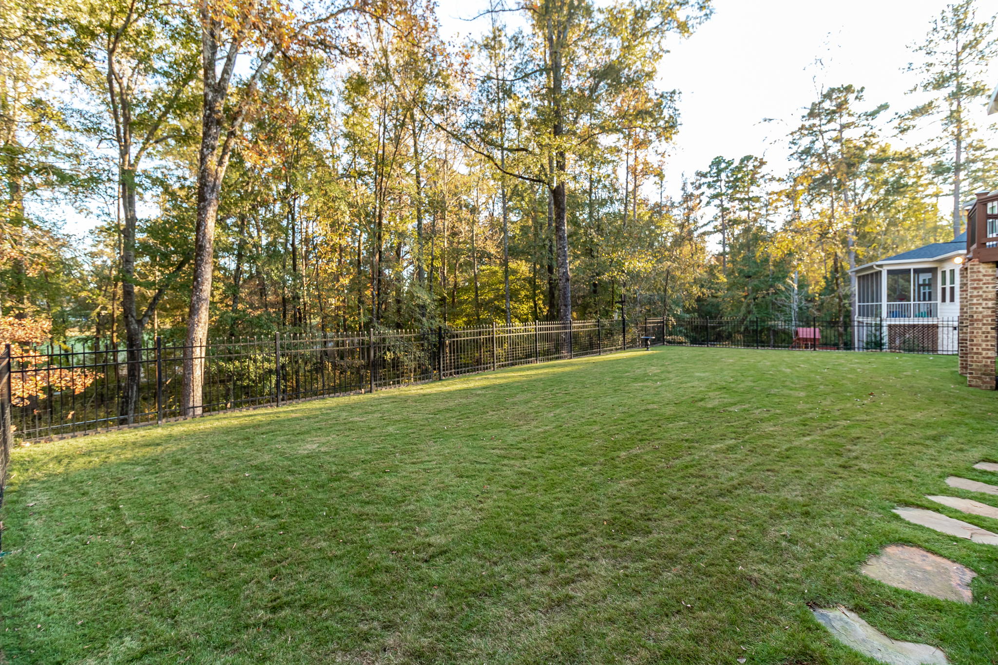 Back Yard Overlooking Golf Course