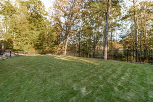 Back Yard Overlooking Golf Course