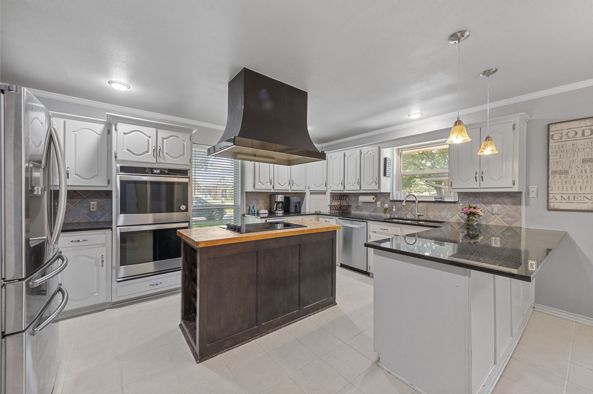 Kitchen From Dining Room Entry
