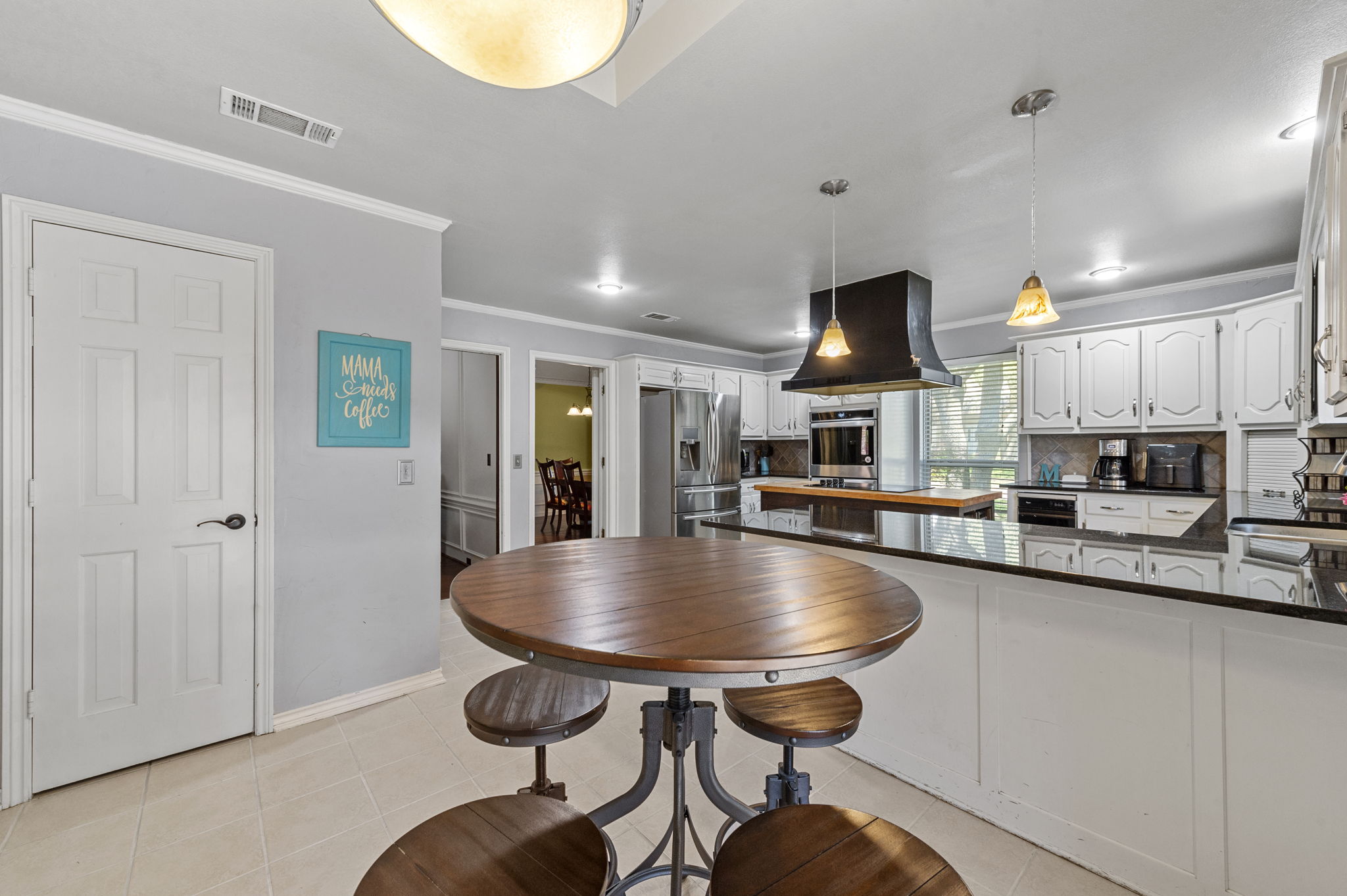 Kitchen From Side Patio Corner