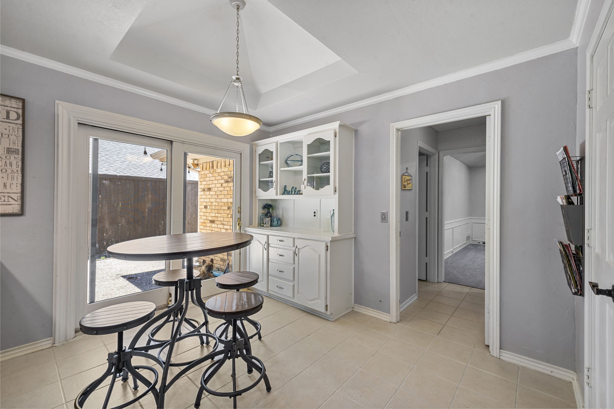 Dining Nook From Breakfast Bar