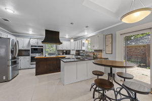 Kitchen From Game Room Hallway