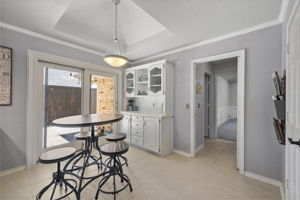 Dining Nook From Breakfast Bar