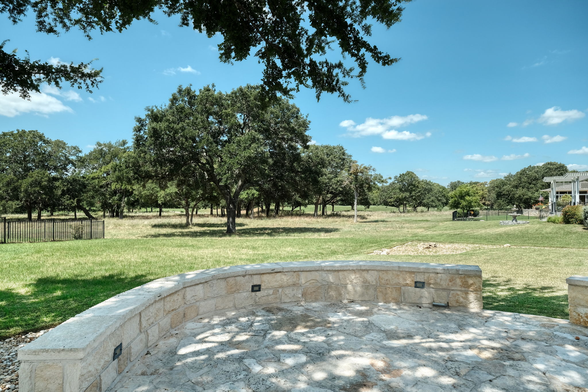 Back View/Patio Area