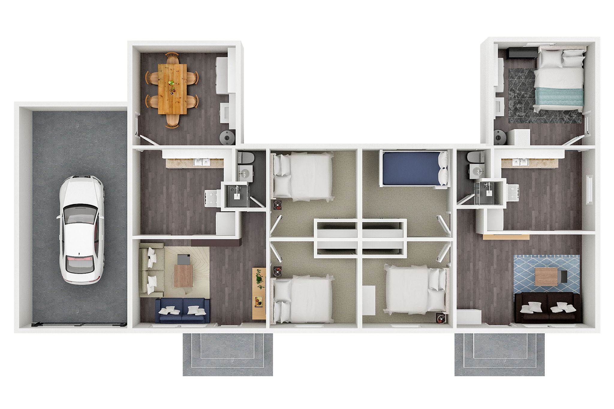 9322 Cheney Spokane Rd-3D Floor Plan