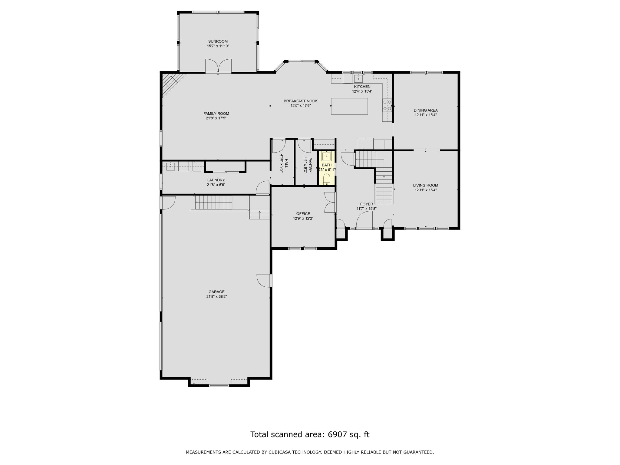 Main Floor W/ Dimensions