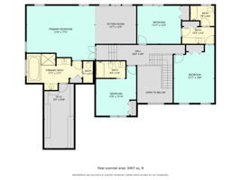 2nd Floor W/ Dimensions