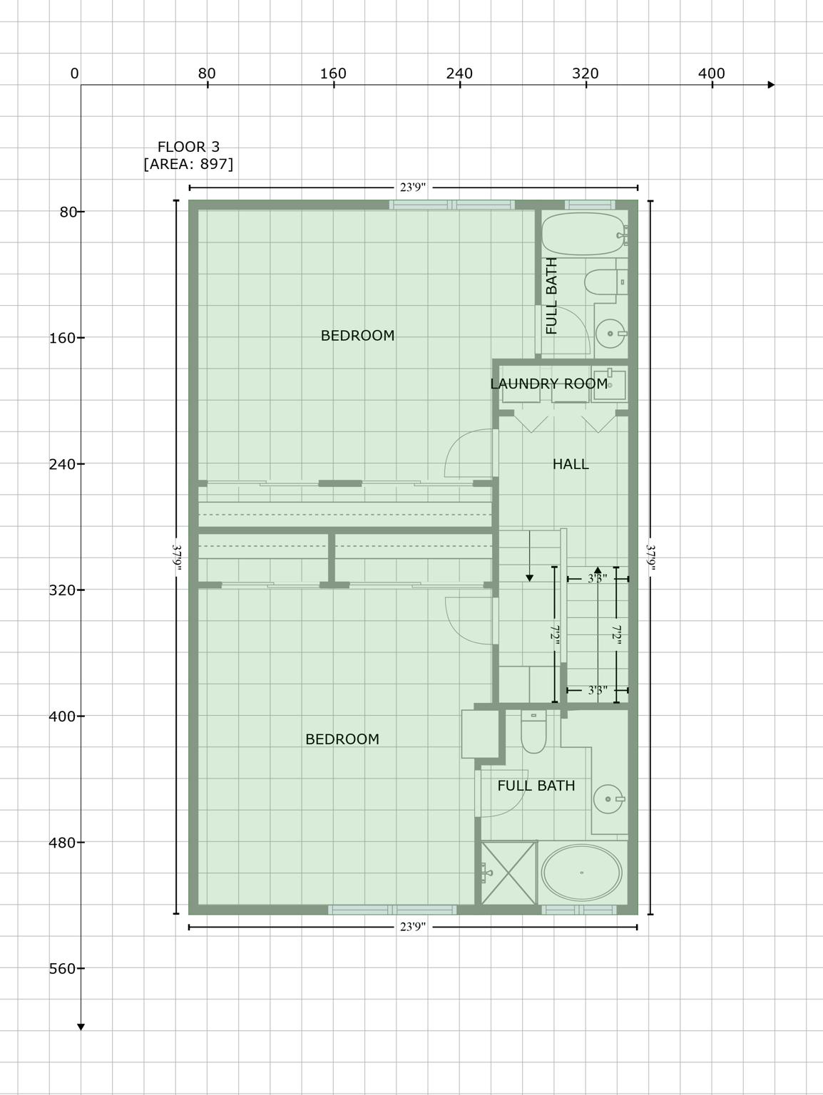 Second Floor GLA