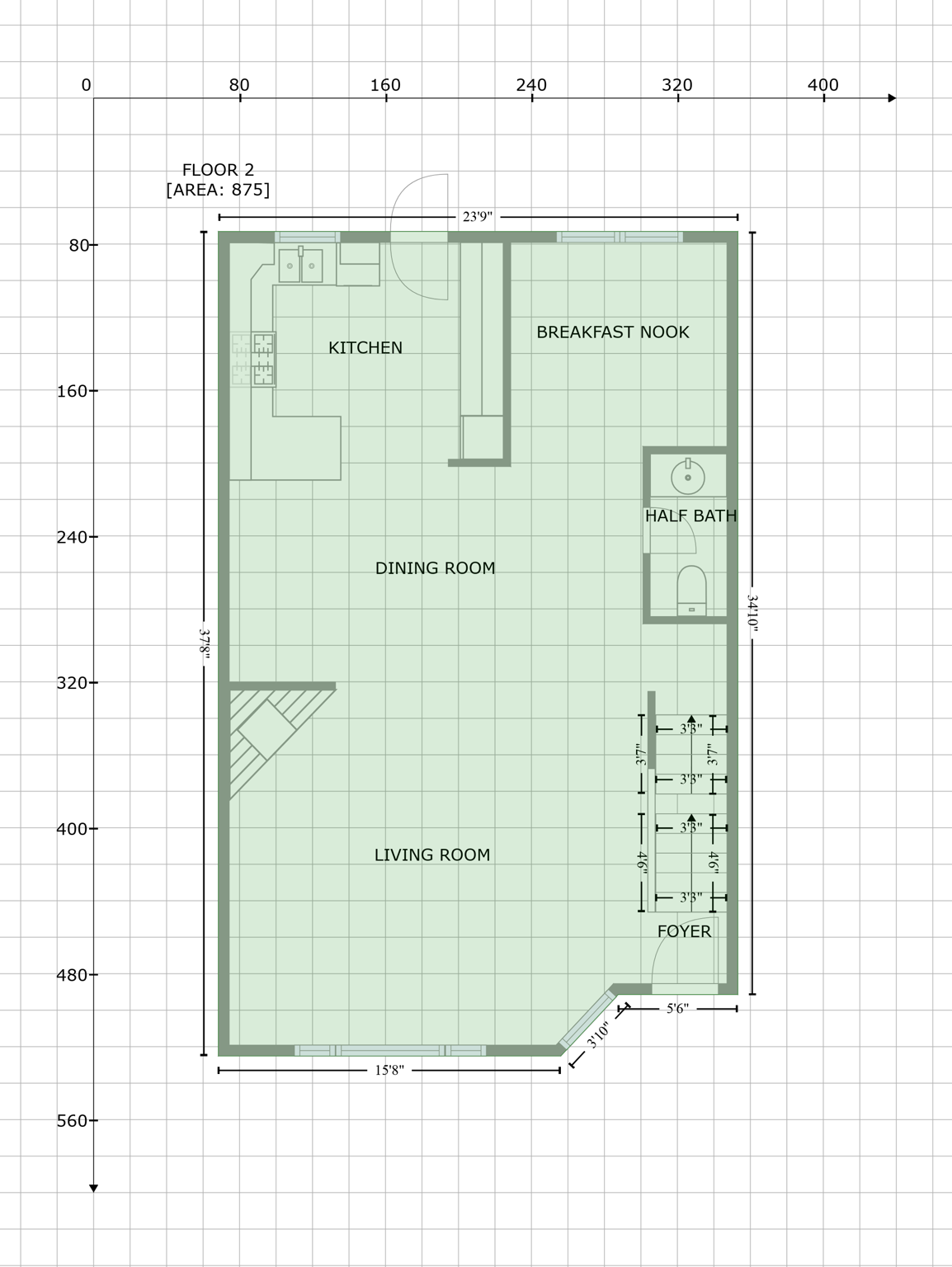 First Floor GLA