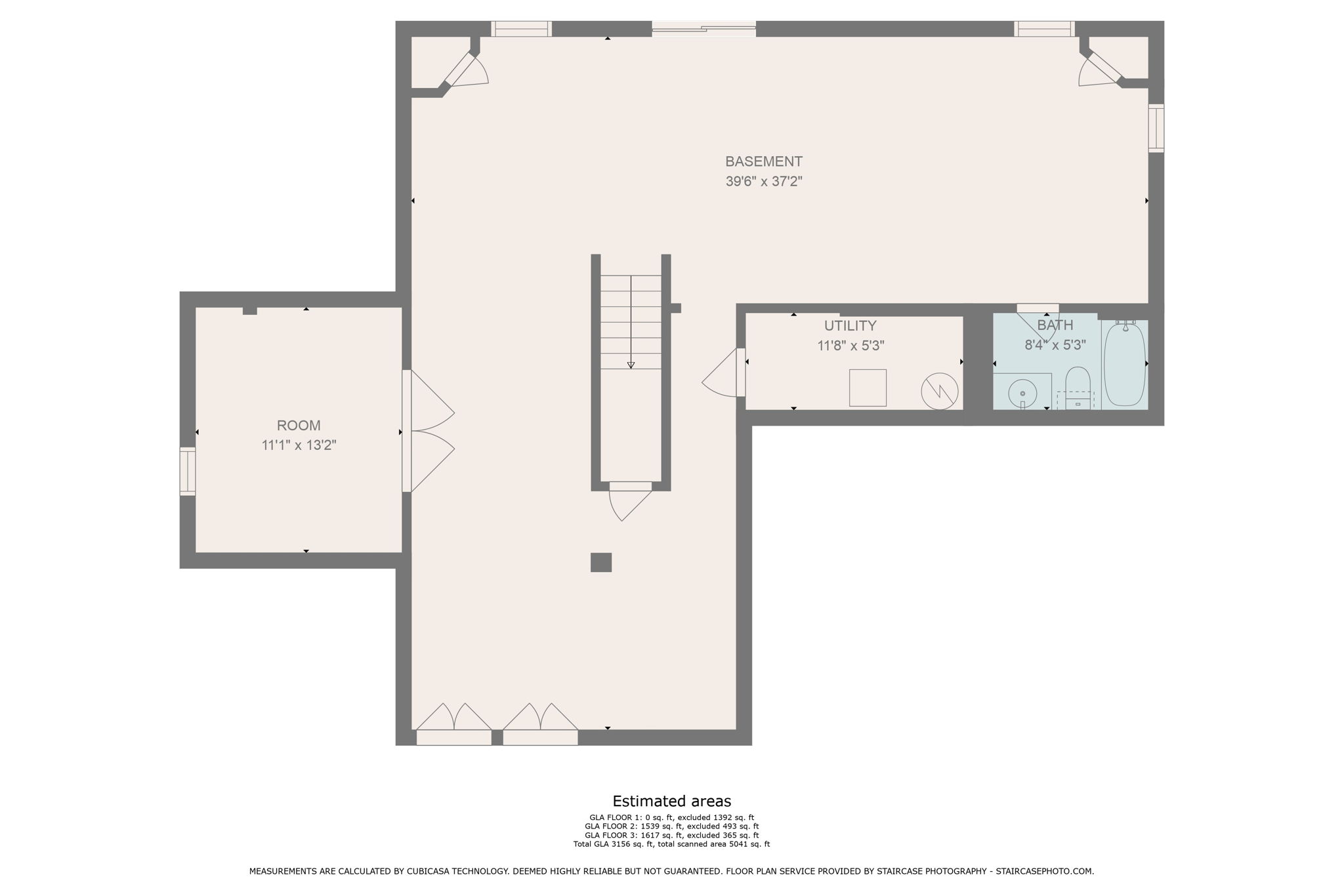 1st Floor w/ Dimensions