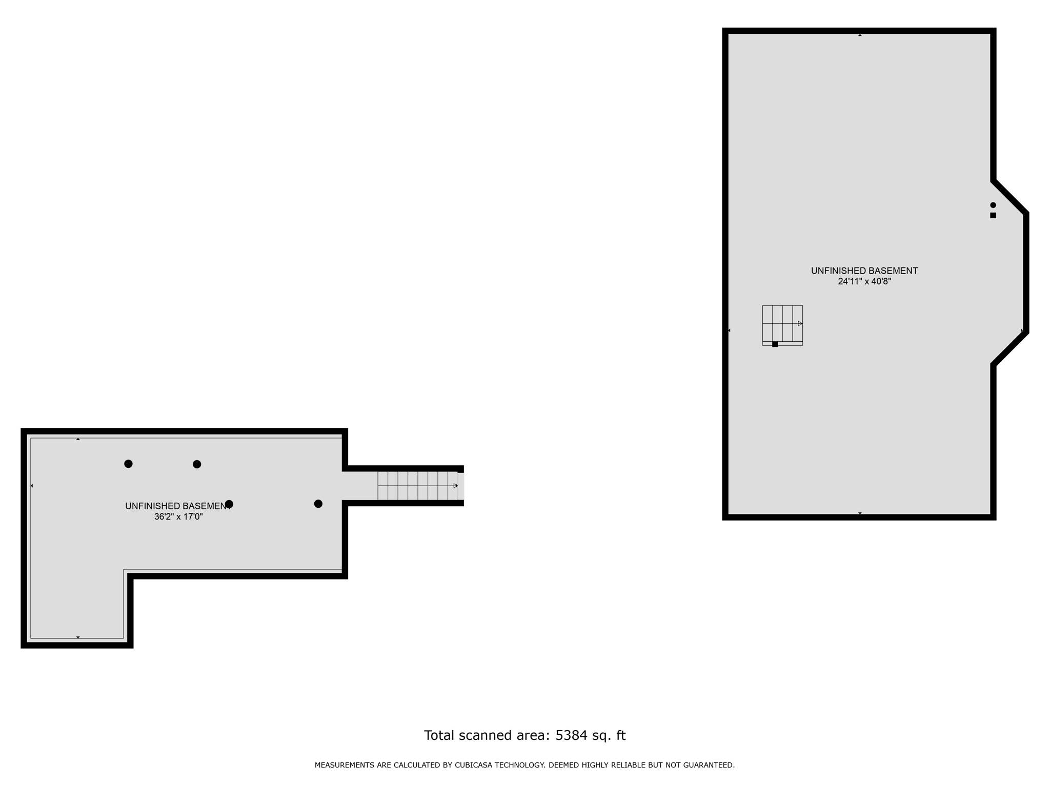 Basement W/ Dimensions