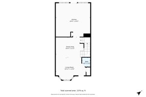 2nd Floor w/ Dimensions