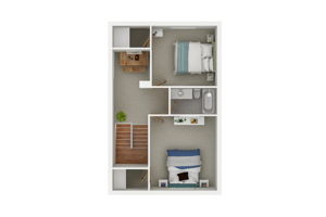 627 W Persimmon Ln-3D floor plan-Upstairs
