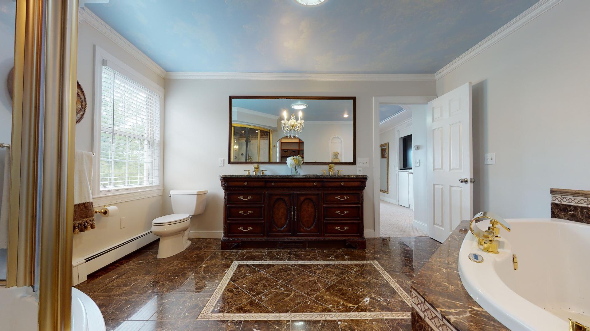 Master bedroom suite