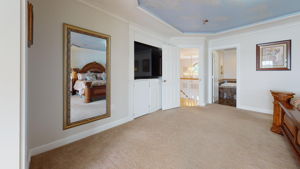 Master bedroom suite