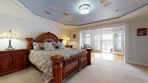Master bedroom suite