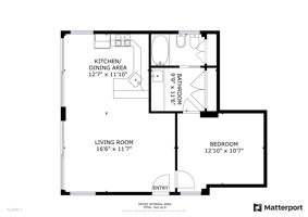 Floorplan Level 1 guest house