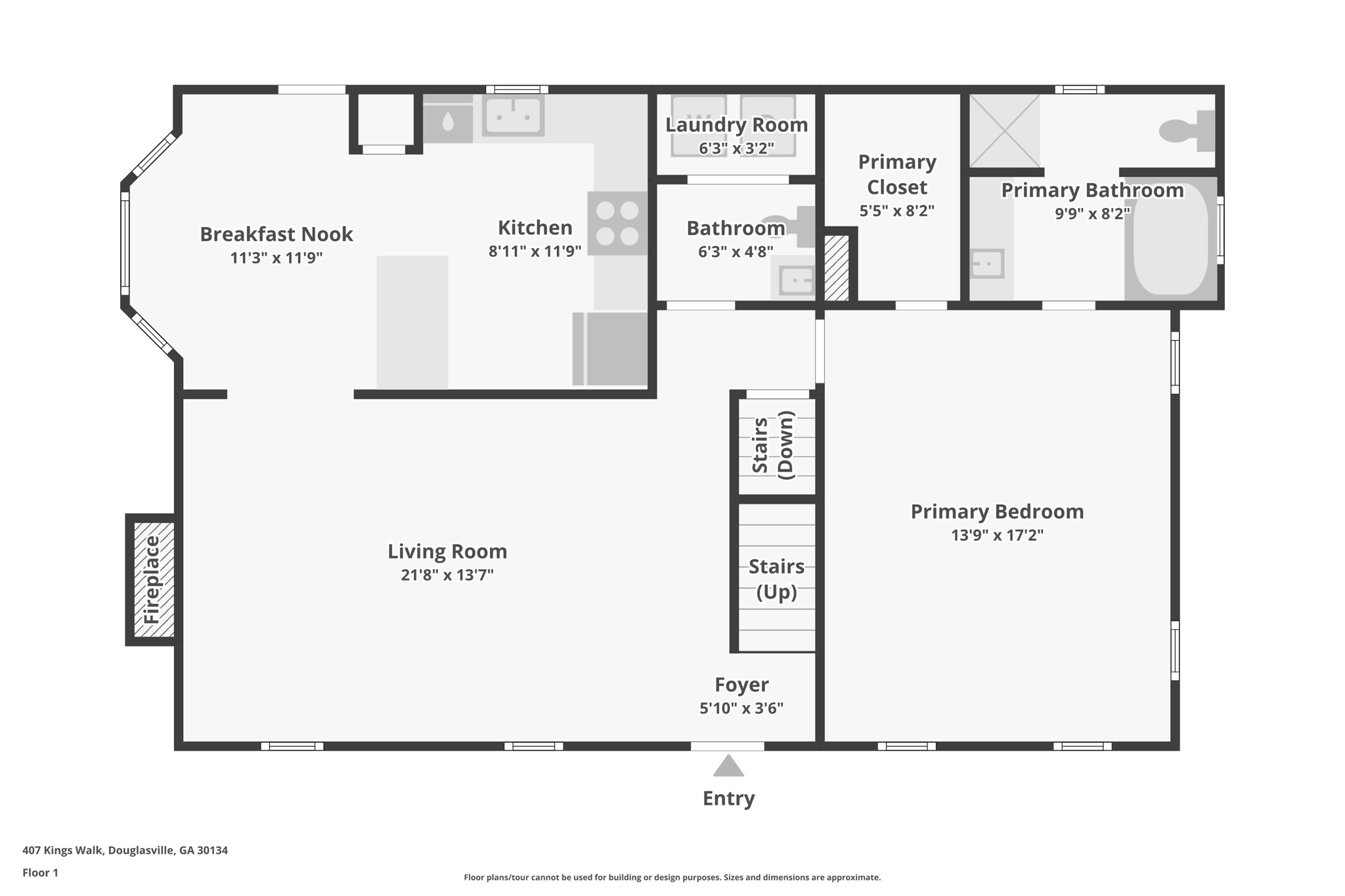 407 Kings Walk, Douglasville, GA 30134 ShowingTime+ Listing Media Services