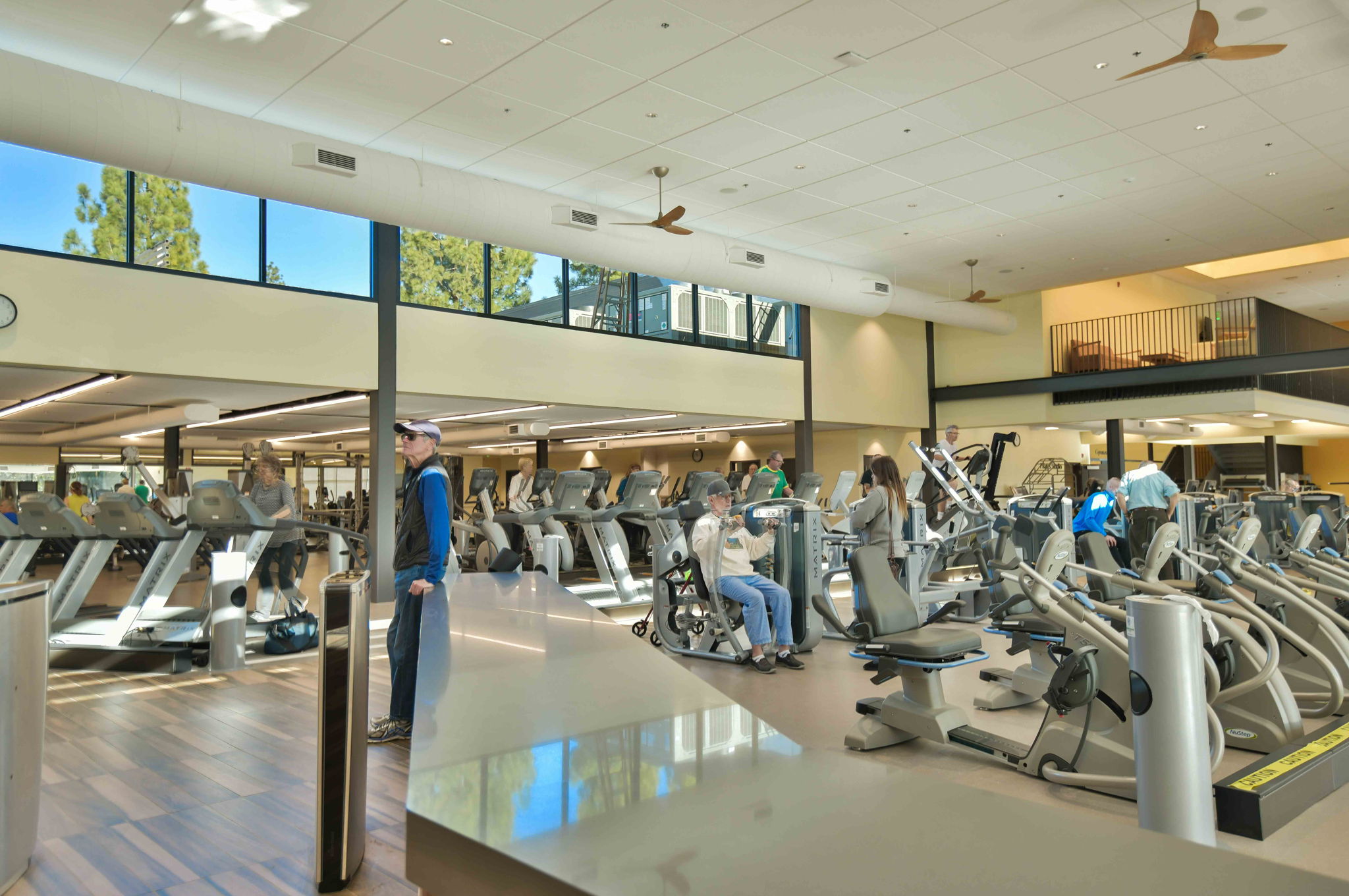 Gym at the Fitness Center