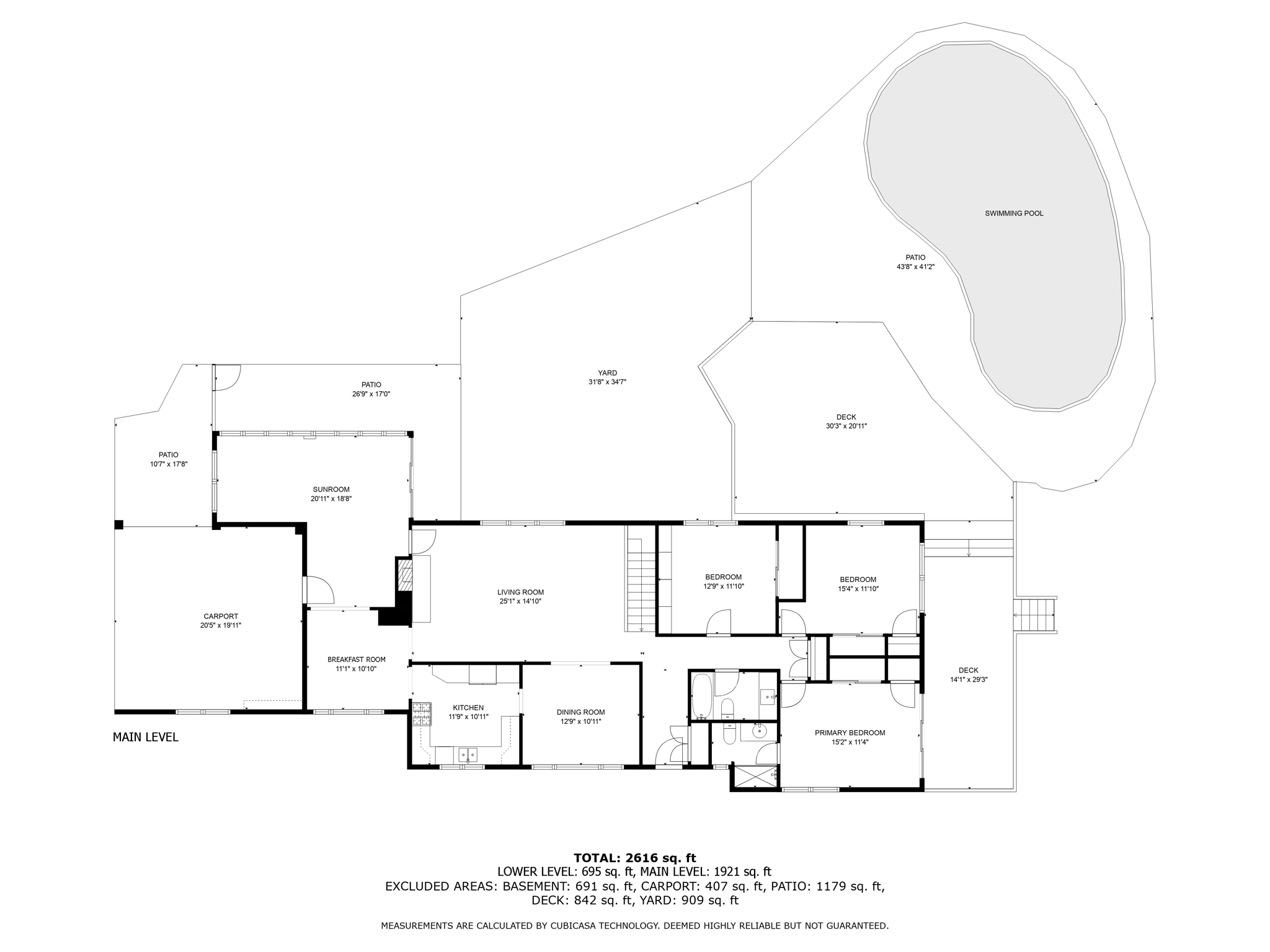 Main Level & Grounds