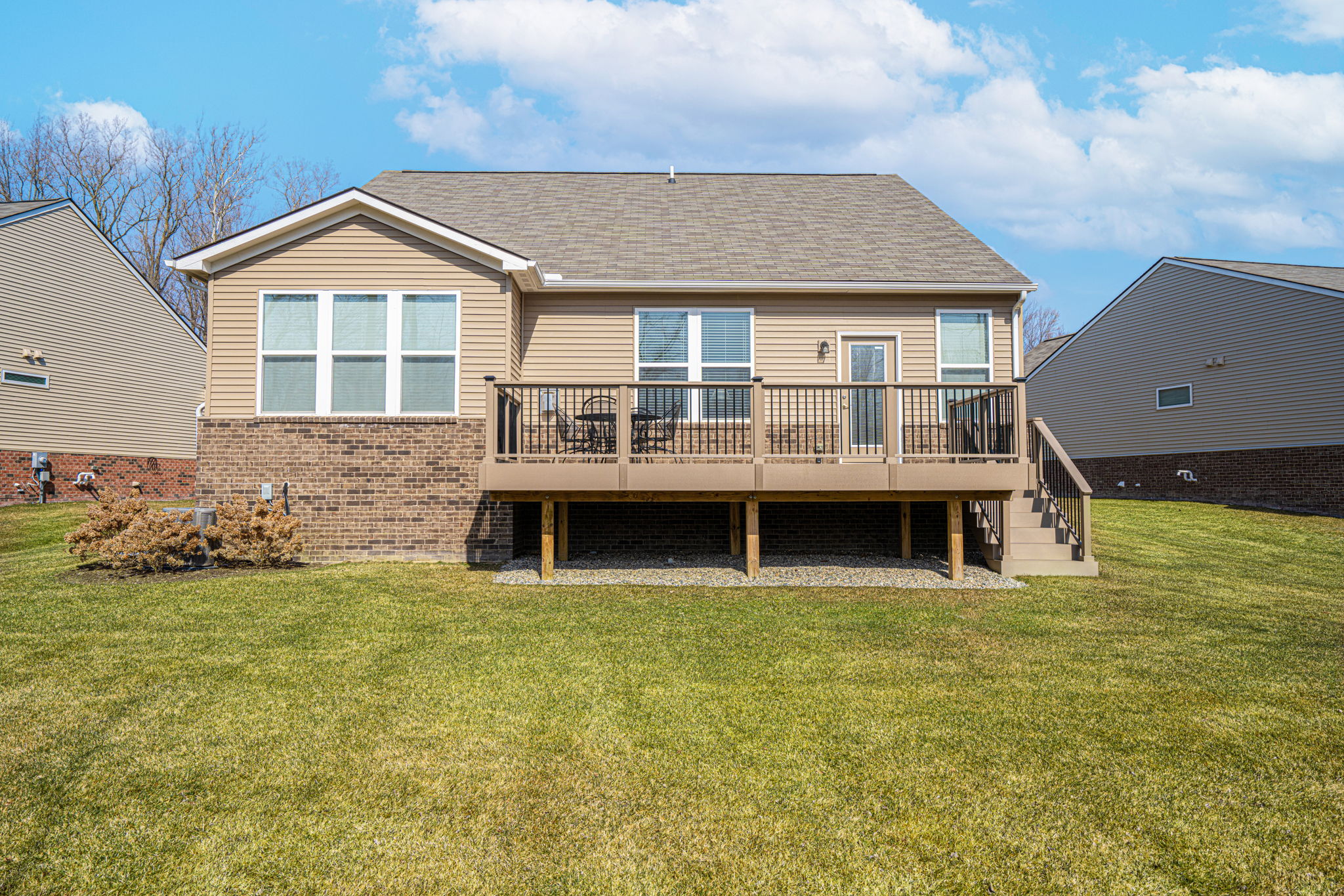 Rear Exterior - Large Composite Deck