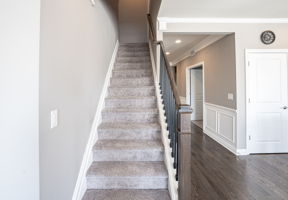 Wrought Iron Staircase to Second Floor