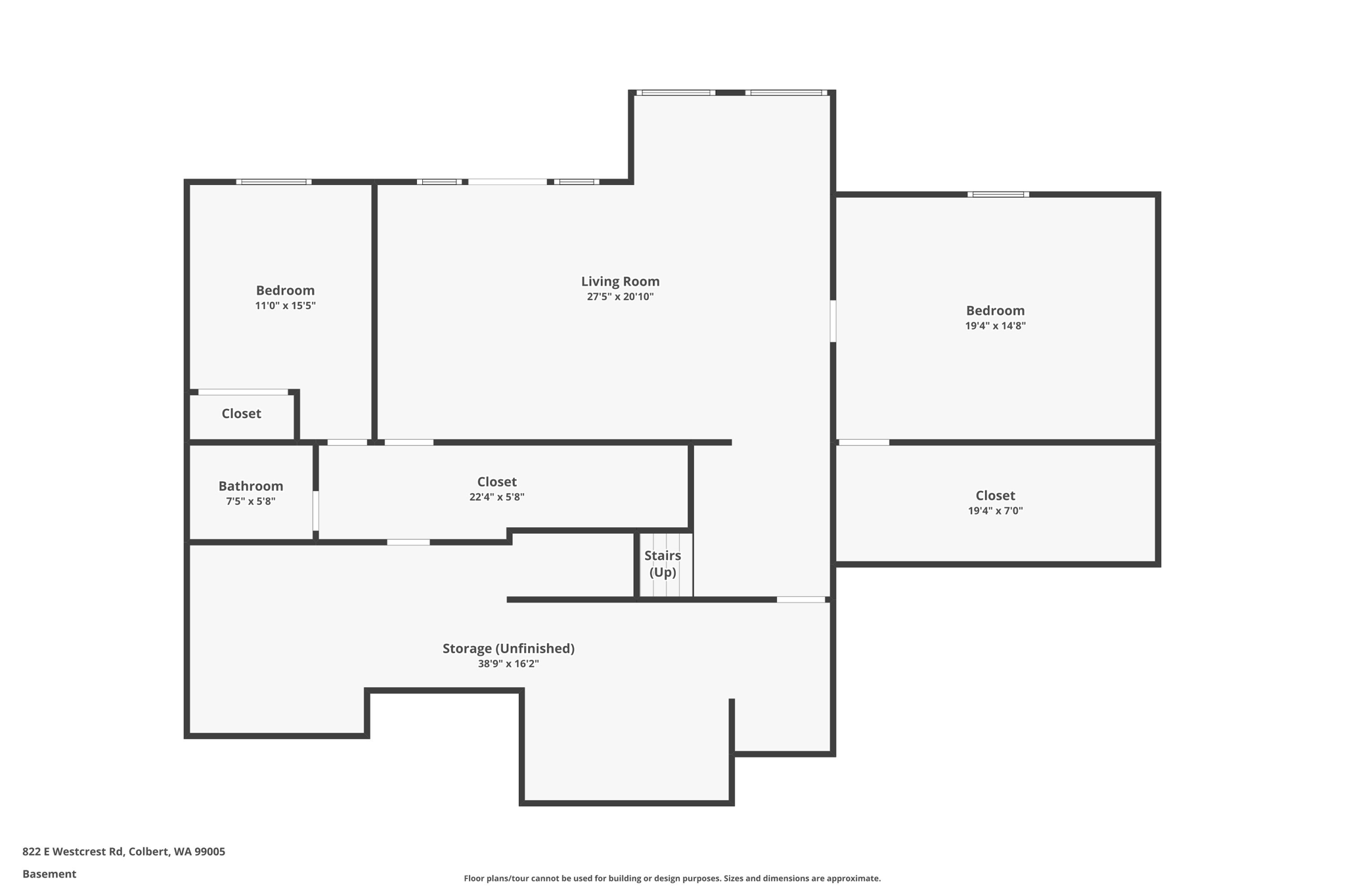 822 E Westcrest Rd-Basement