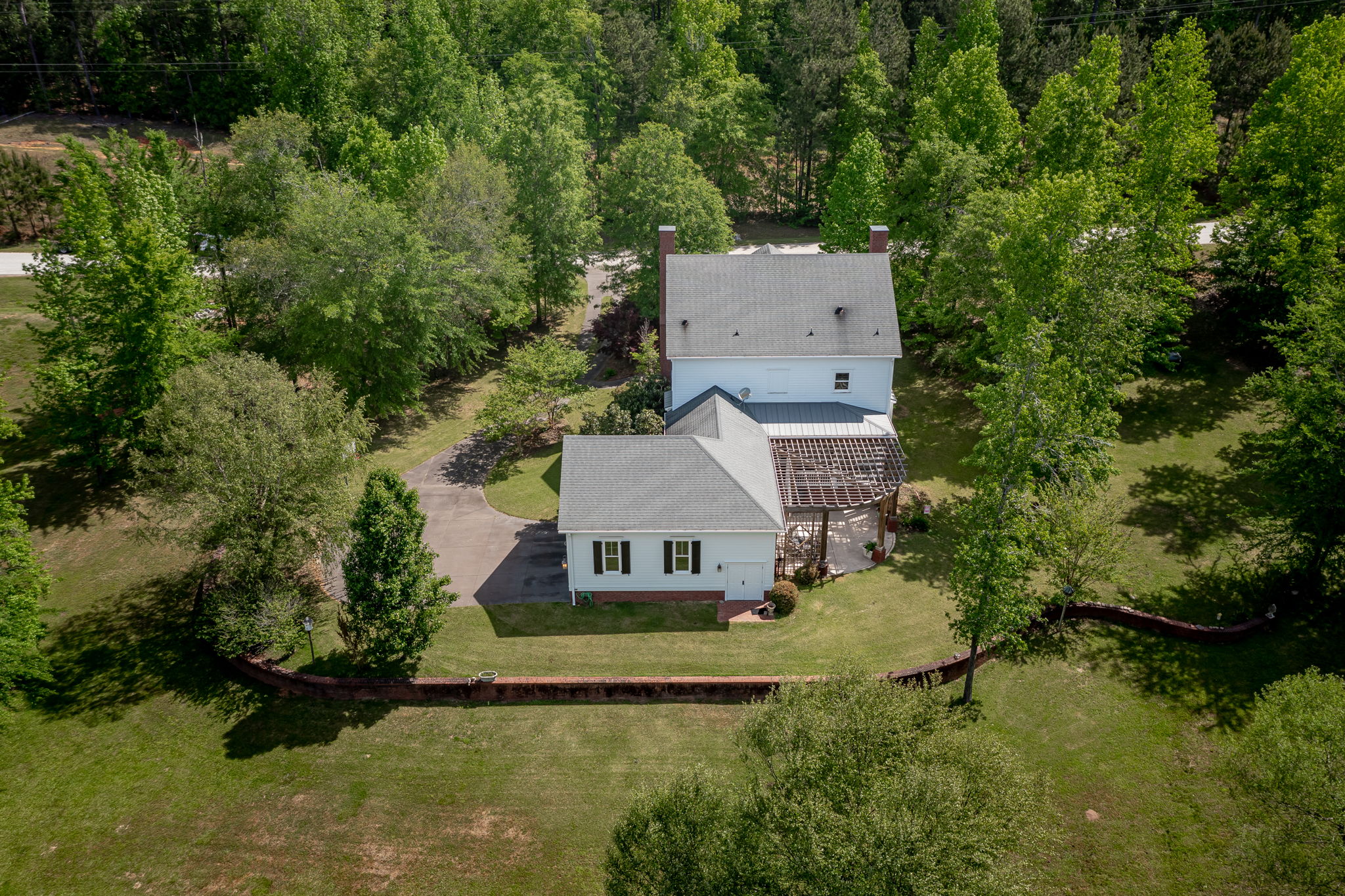 Aerial View Of Home