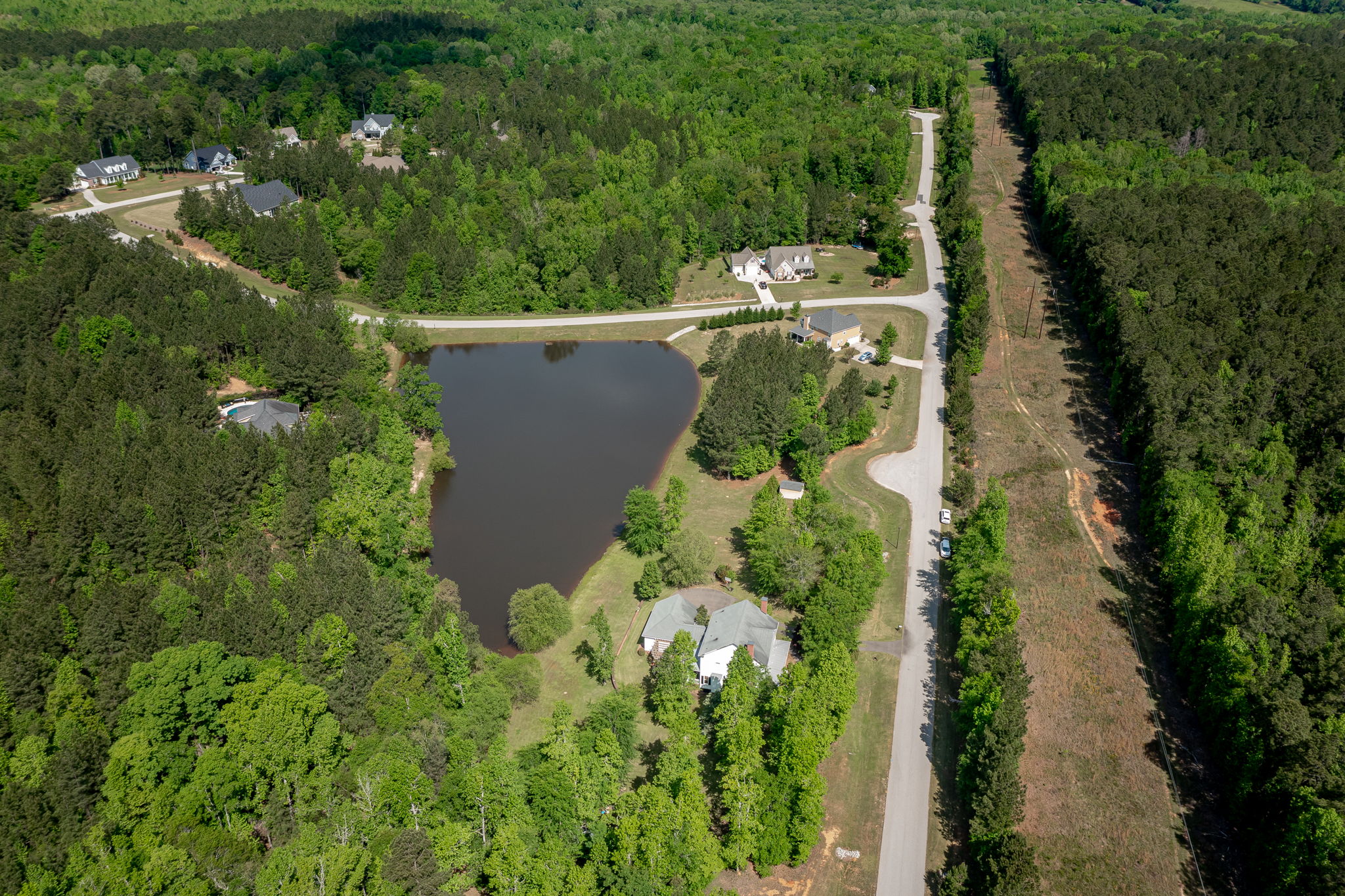 Aerial View Of Home