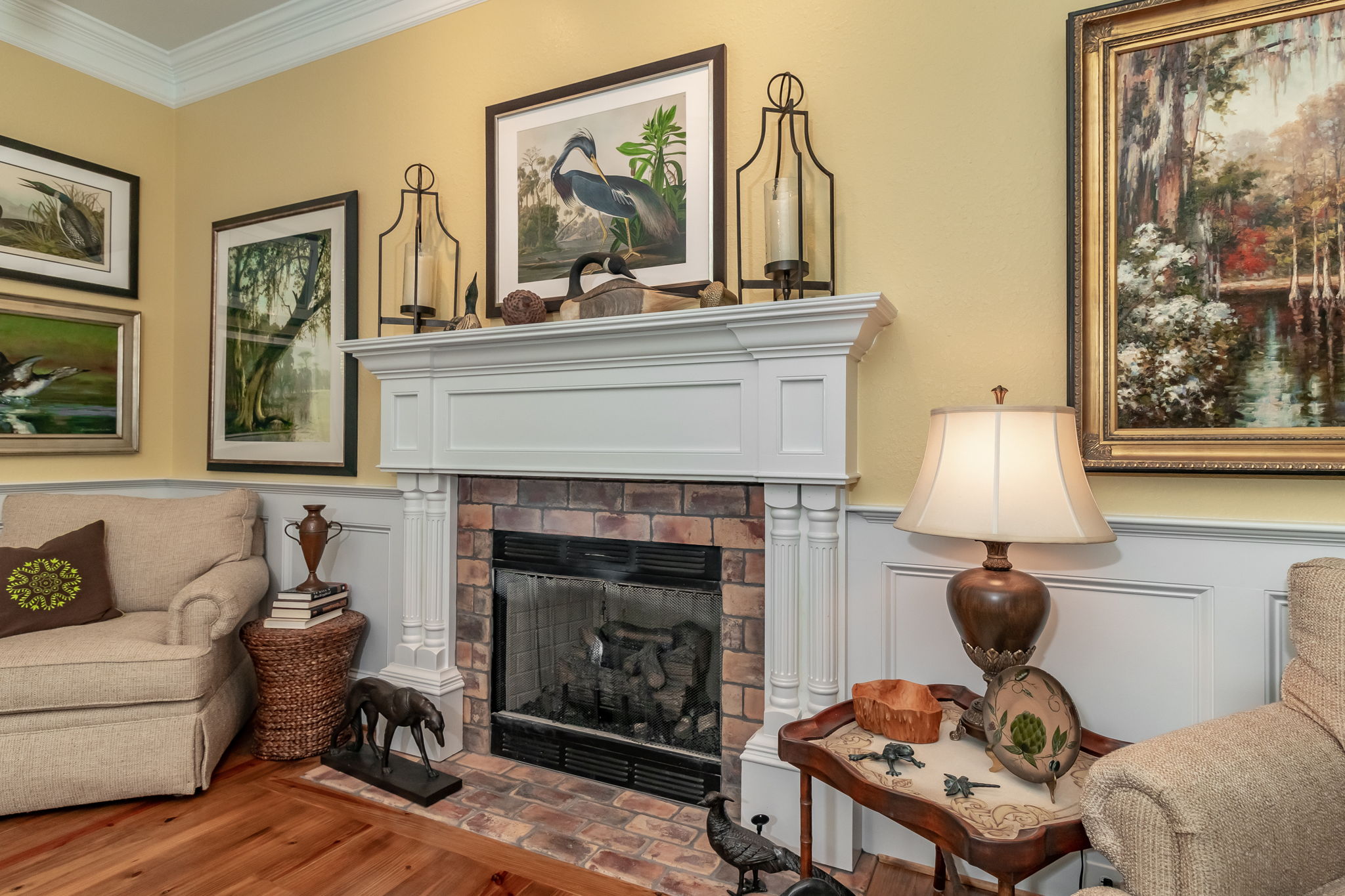 Living Room - Fireplace