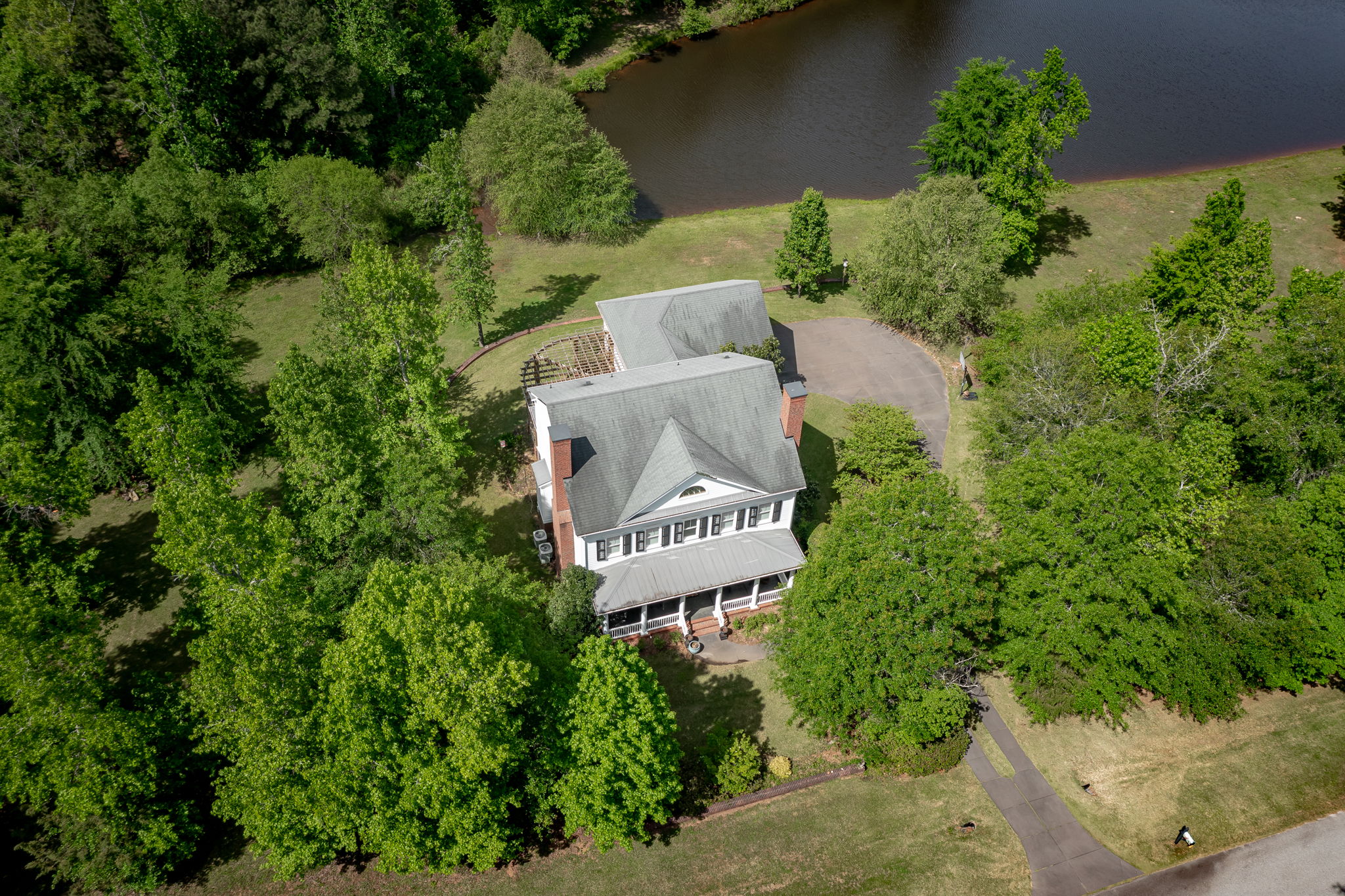 Aerial View Of Home