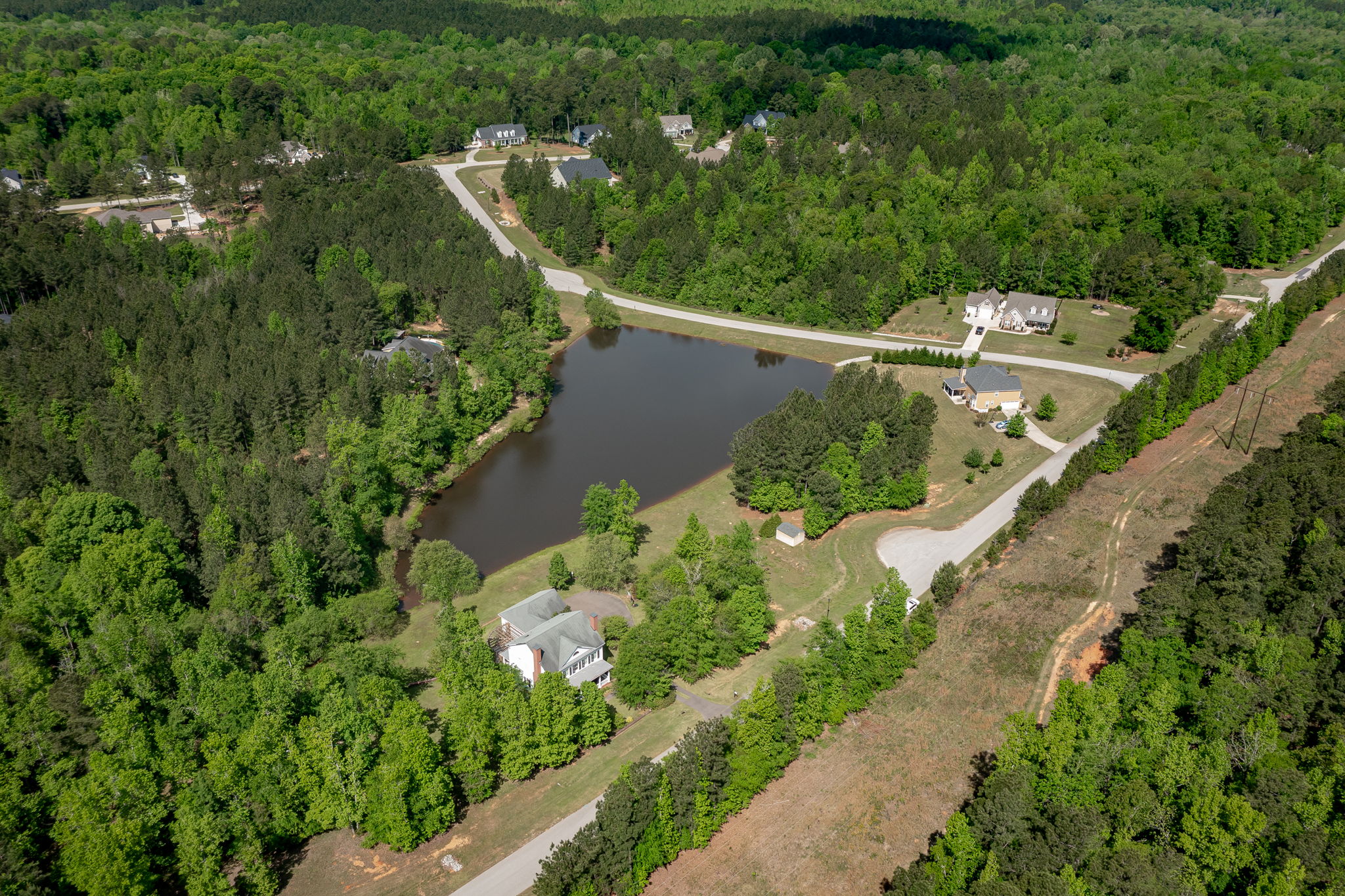 Aerial View Of Home