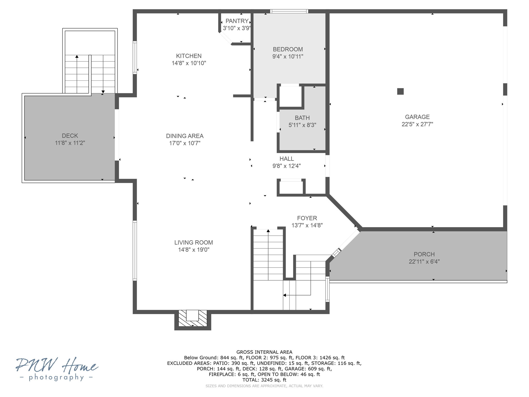 Main Floor w/Dimensions