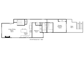 1910 W Potomac Ave 1 Floorplan #1