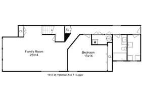 1910 W Potomac Ave 1 Floorplan #2