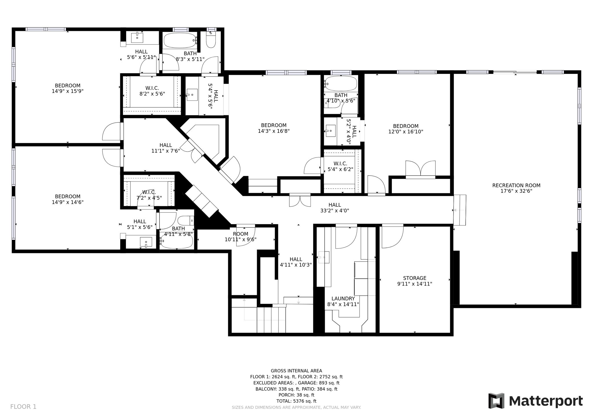 Floorplan lower level
