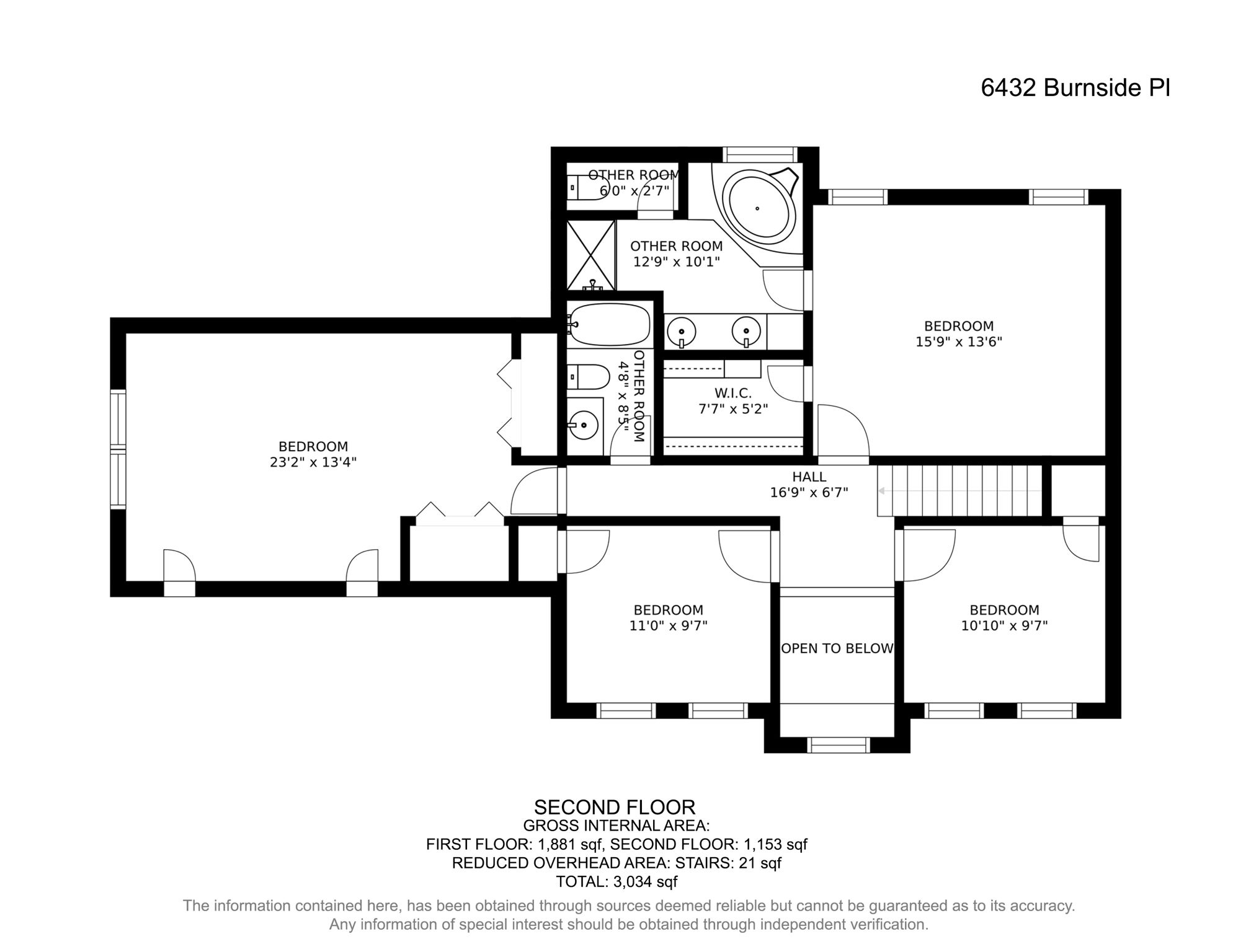 Floorplan Second Floor