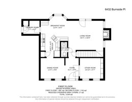 Floorplan First Floor