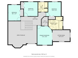 2nd Floor W/ Dimensions