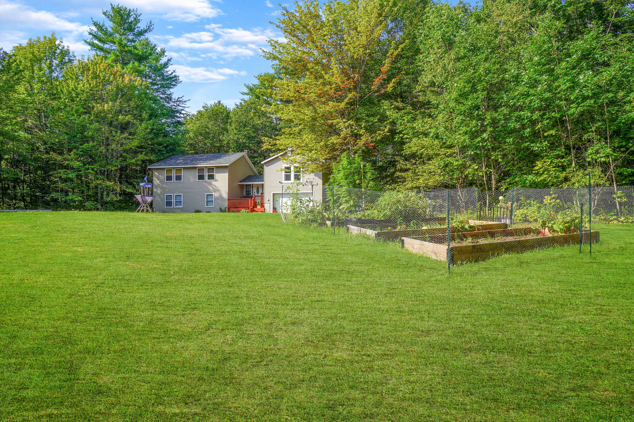 Garden beds, front yard