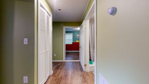 Lower level hallway