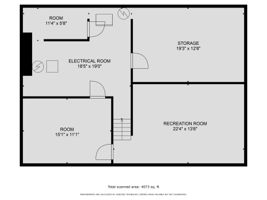 Basement W/ Dimensions
