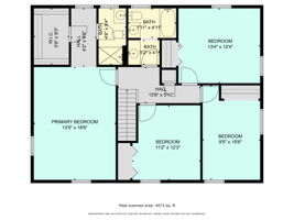 2nd Floor W/ Dimensions