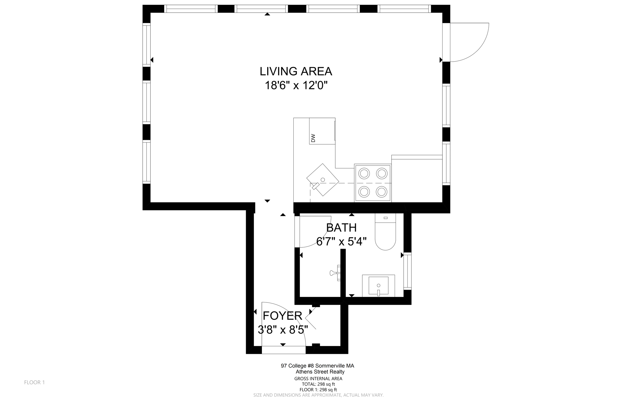97 College #8 Sommerville MA Floorplans